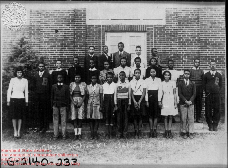 1941-12-08 Unknown Bates High School, class