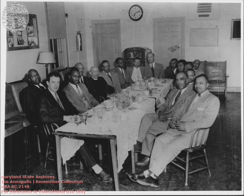 1960 c. Baden, Thomas Jr. USO/YMCA, Northwest Street, meeting of the Frontiers social and civic club