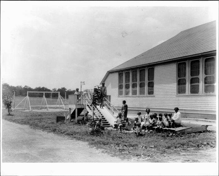 1939 Nursery School Children in Playground MSA SC 1477-6123