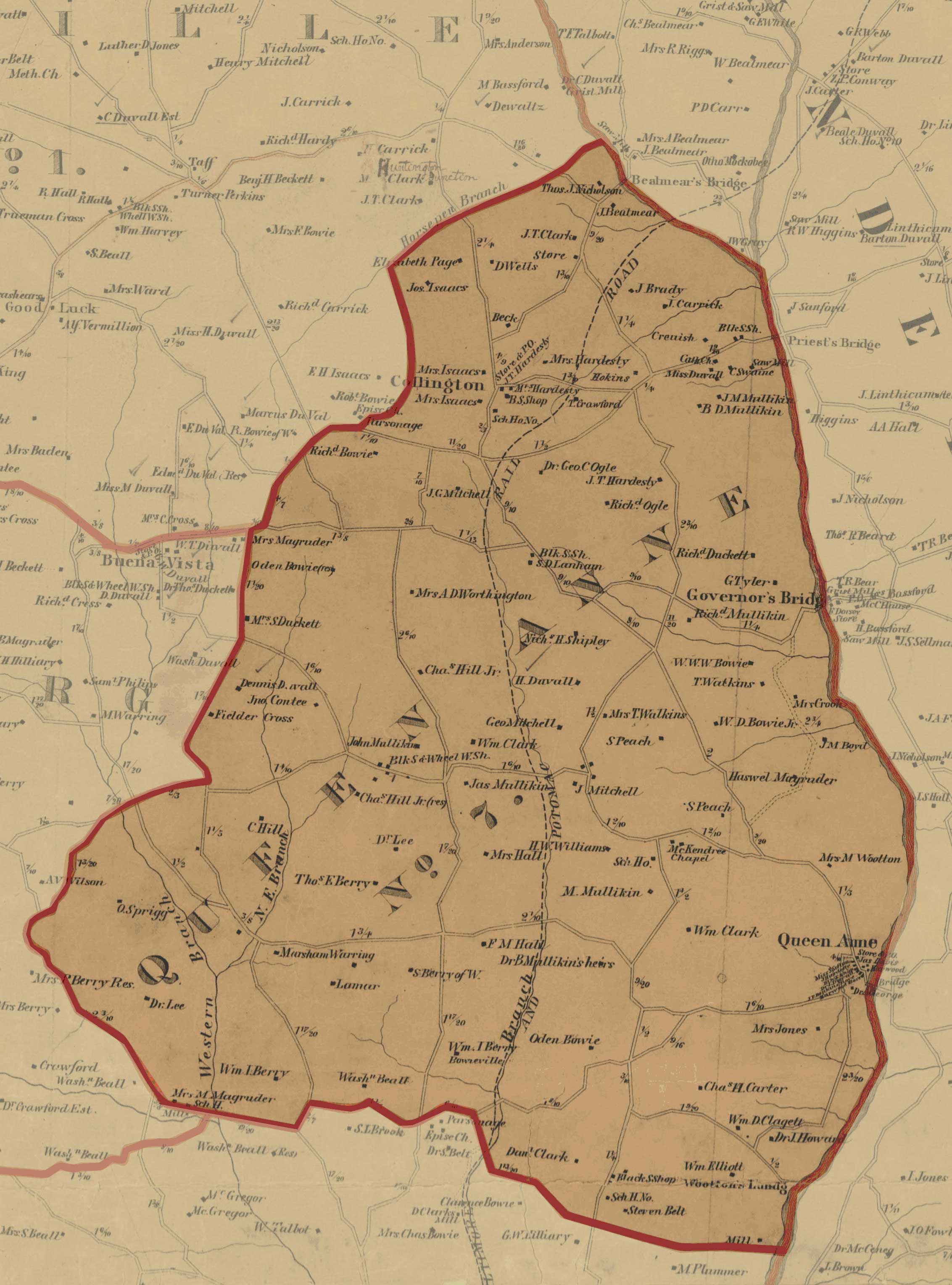 Prince George S County District 7 Simon J Martenet Martenet S Atlas